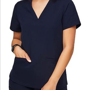 Scrub Top. Brand: Figs, Color: Navy Blue, Size: Medium